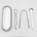 Stainless steel tongue scraper