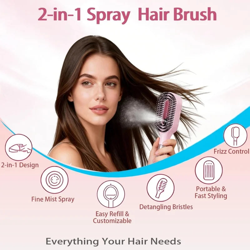 2-in-1 Magic Hairbrush Spray