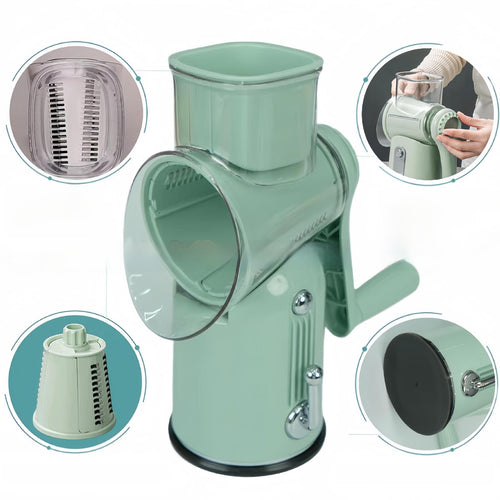 5-in-1 Rotating Cheese Grater